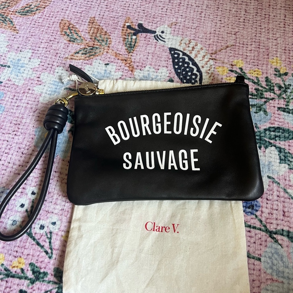 Clare V wallet clutch with tabs